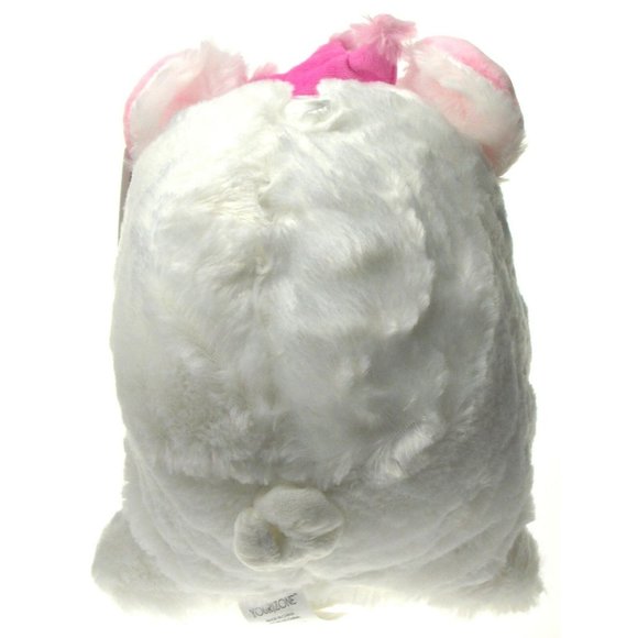 Your Zone Plush Pig Piggy Bank White Princess Large 14" Jumbo Soft Animal Coin - Picture 3 of 3